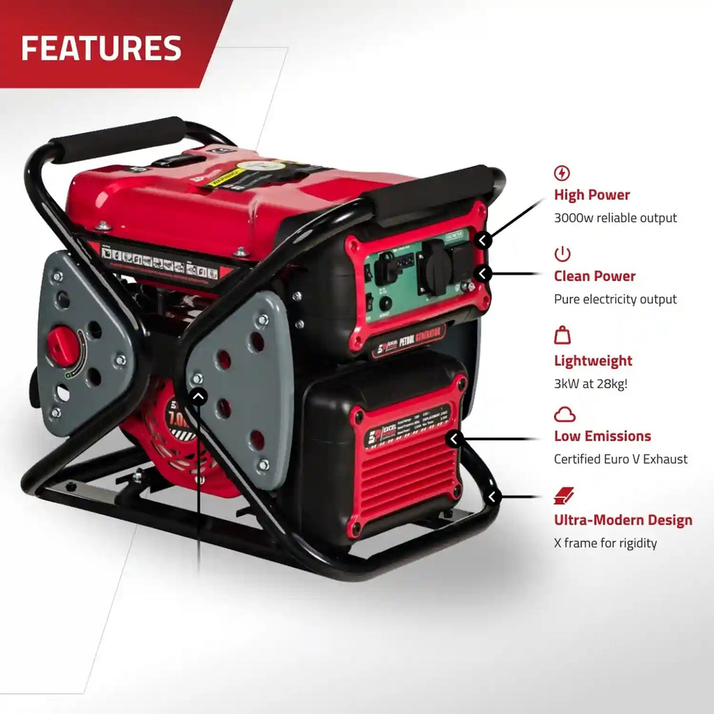 Excel Power XL3000iE 3.2KW Inverter Generator